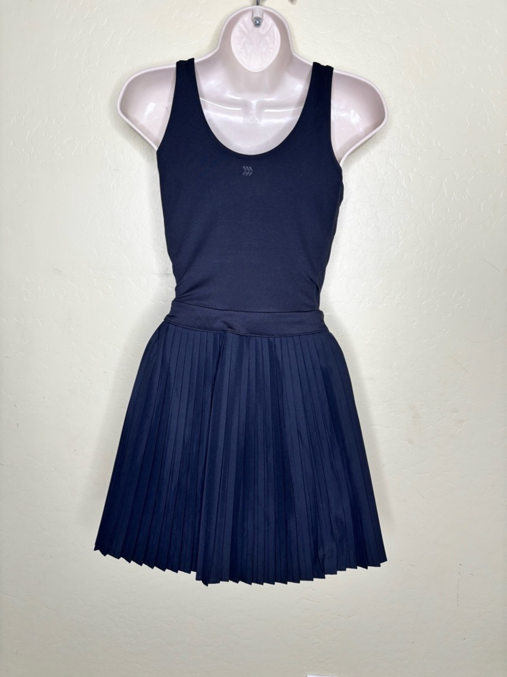 all in motion Black Sleeveless Pleated Tennis Mini Dress Size S Small - Picture 7 of 12